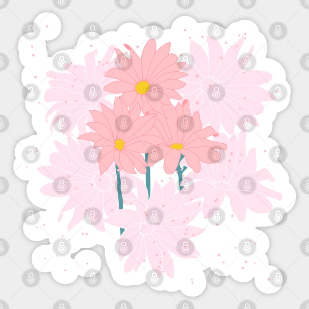 Pink Spring Flowers Sticker by The3rdMeow
